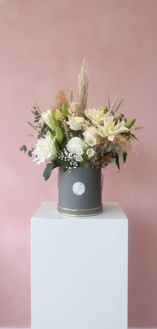 Luxury Hatbox Flowers