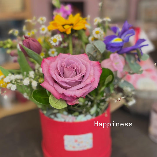 Happiness Bouquet or Hat Box